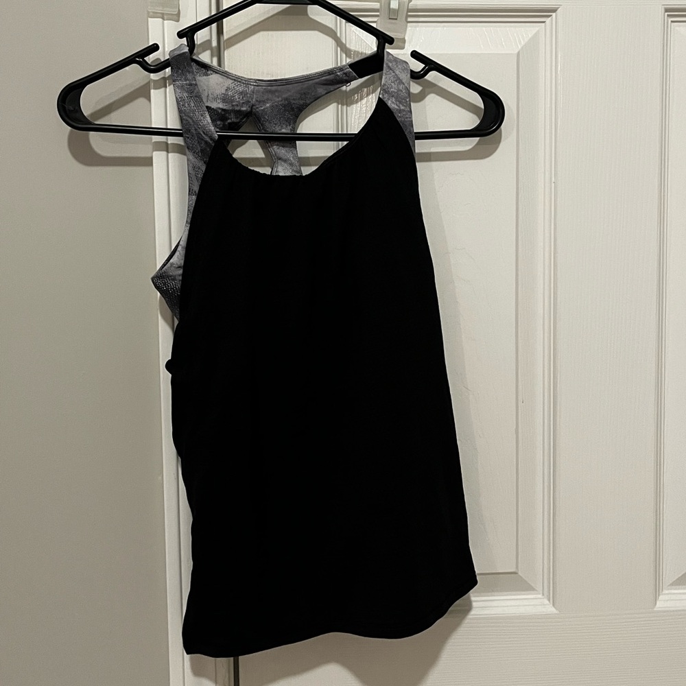 Black and Gray Ivivva Tank